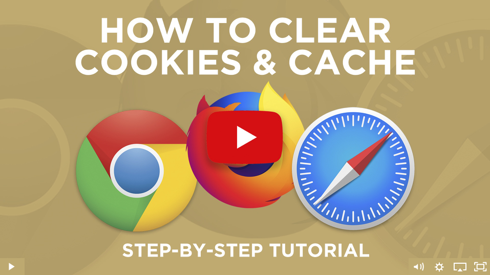 How To Clear Your Cache & Cookies To Get Our Best Bonus Package